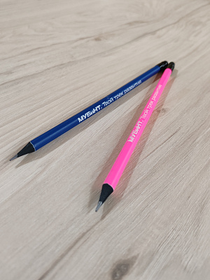 Карандаш с ластиком